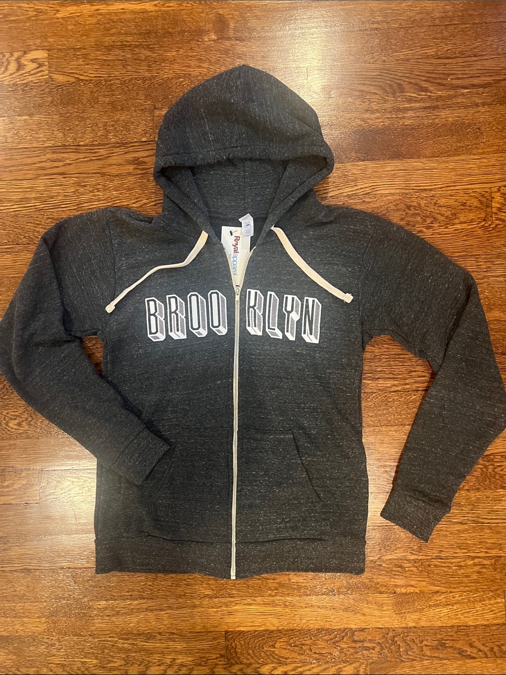 Brooklyn Zip-Up Hoodie - Dark Charcoal